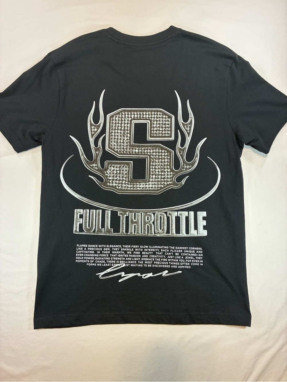 Full Throttle Men’s Black Graphic Short-Sleeve Tee